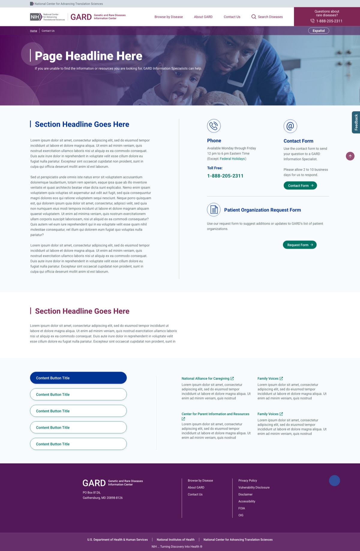 GARD 2.0 — contact and get-help page