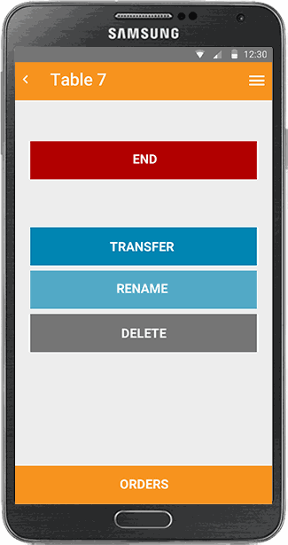 4.0 handheld — big full-width End/Transfer/Rename/Delete actions