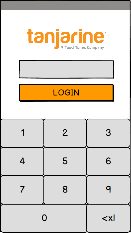 4.0 handheld wireframe — login