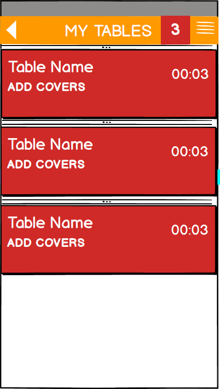 4.0 handheld wireframe — my tables